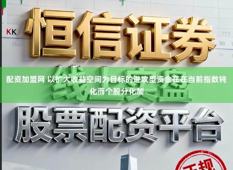 配资加盟网 以扩大收益空间为目标的进攻型资金在在当前指数钝化而个股分化加
