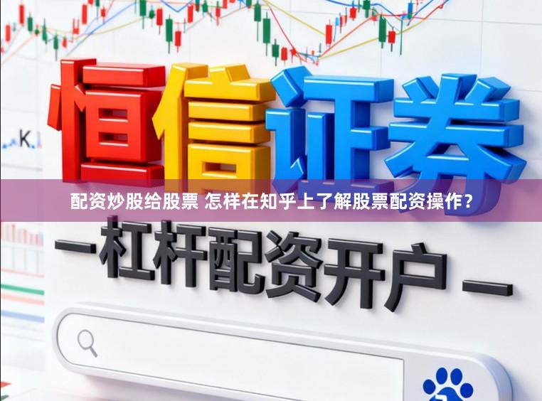 配资炒股给股票 怎样在知乎上了解股票配资操作？